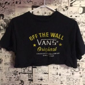 vans cropped t-shirt